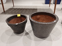 2x vorstvrije terracotta bloempot - afbeelding 2 van  5