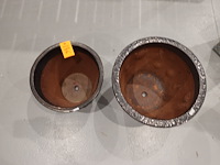 2x vorstvrije terracotta bloempot - afbeelding 3 van  5