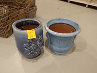 2x vorstvrije terracotta bloempot - afbeelding 2 van  5
