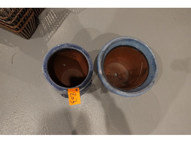 2x vorstvrije terracotta bloempot - afbeelding 3 van  5