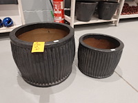 2x vorstvrije terracotta bloempot - afbeelding 2 van  5
