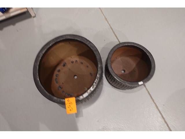 2x vorstvrije terracotta bloempot - afbeelding 3 van  5