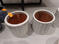 2x vorstvrije terracotta bloempot - afbeelding 2 van  4