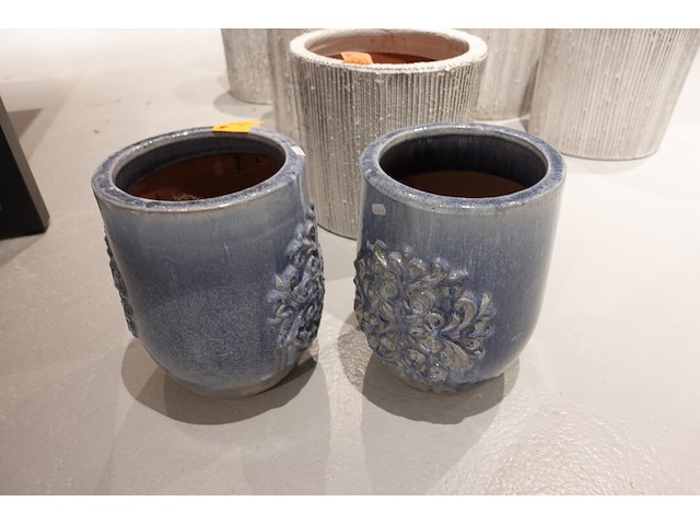 2x vorstvrije terracotta bloempot - afbeelding 2 van  3