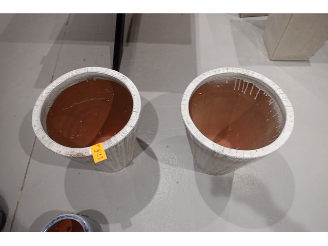 2x vorstvrije terracotta bloempot - afbeelding 3 van  4