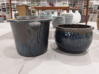 2x vorstvrije terracotta bloempot - afbeelding 1 van  5