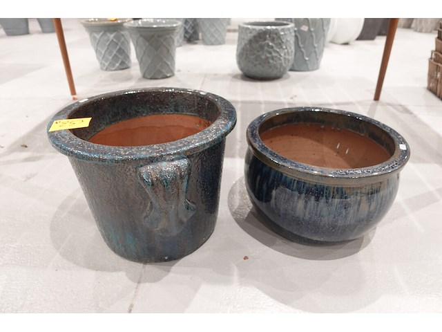 2x vorstvrije terracotta bloempot - afbeelding 2 van  5