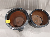 2x vorstvrije terracotta bloempot - afbeelding 3 van  5