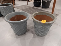 2x vorstvrije terracotta bloempot - afbeelding 2 van  4