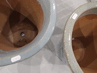 2x vorstvrije terracotta bloempot - afbeelding 4 van  4