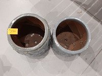 2x vorstvrije terracotta bloempot - afbeelding 3 van  5