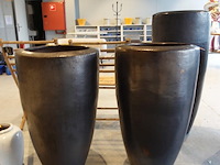 2x vorstvrije terracotta bloempot - afbeelding 1 van  5