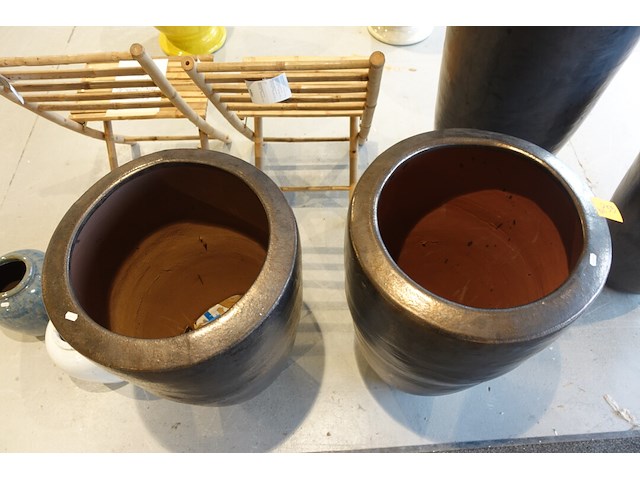 2x vorstvrije terracotta bloempot - afbeelding 4 van  5