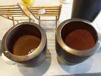 2x vorstvrije terracotta bloempot - afbeelding 4 van  5