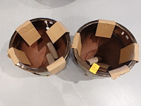 2x vorstvrije terracotta bloempot - afbeelding 4 van  4