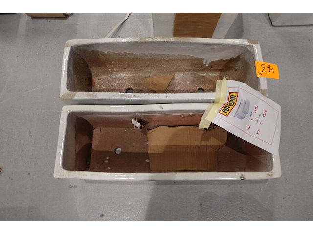 2x vorstvrije terracotta bloempot - afbeelding 3 van  4