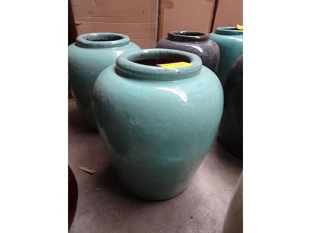 2x vorstvrije terracotta vaas - afbeelding 1 van  3