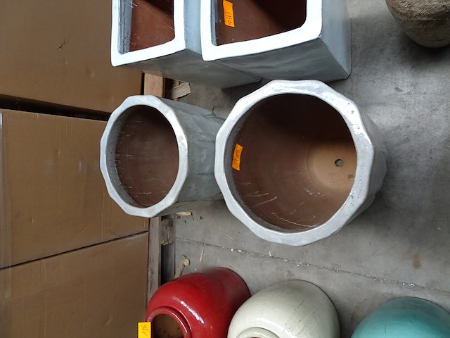 2x vorstvrije terracotta vaas - afbeelding 3 van  3