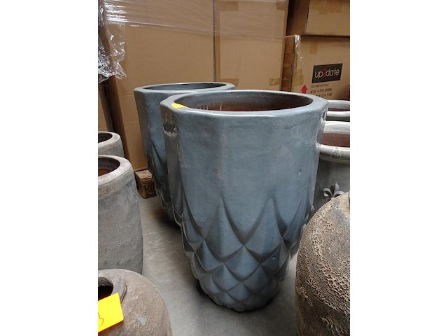 2x vorstvrije terracotta vaas - afbeelding 1 van  3