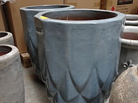 2x vorstvrije terracotta vaas - afbeelding 1 van  3