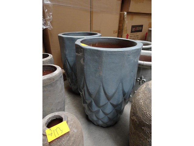 2x vorstvrije terracotta vaas - afbeelding 2 van  3