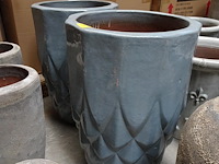 2x vorstvrije terracotta vaas - afbeelding 2 van  3