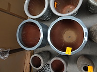 2x vorstvrije terracotta vaas - afbeelding 3 van  3