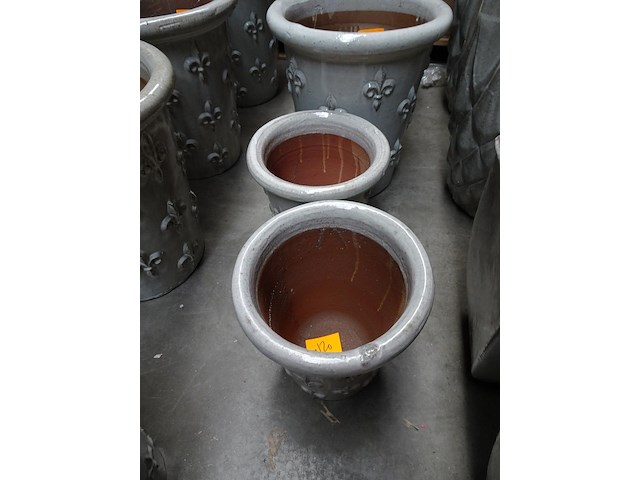 2x vorstvrije terracotta vaas - afbeelding 2 van  3
