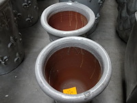 2x vorstvrije terracotta vaas - afbeelding 2 van  3