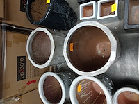 2x vorstvrije terracotta vaas - afbeelding 3 van  3