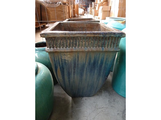 2x vorstvrije terracotta vaas - afbeelding 1 van  3