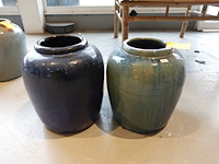 2x vorstvrije terracotta vaas - afbeelding 1 van  3