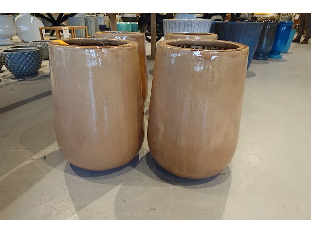 2x vorstvrije terracotta vaas - afbeelding 1 van  4