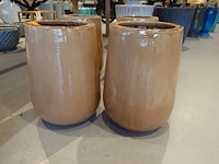 2x vorstvrije terracotta vaas - afbeelding 1 van  4