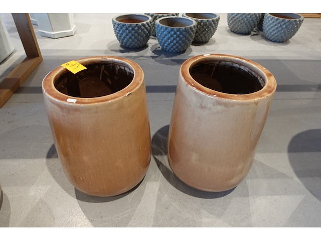 2x vorstvrije terracotta vaas - afbeelding 2 van  4