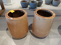 2x vorstvrije terracotta vaas - afbeelding 2 van  4