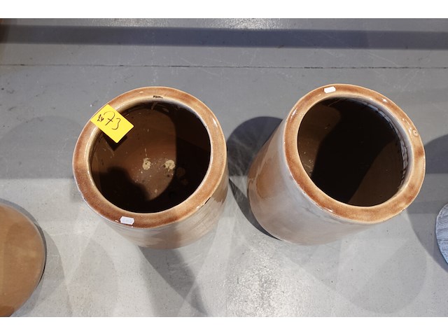 2x vorstvrije terracotta vaas - afbeelding 3 van  4