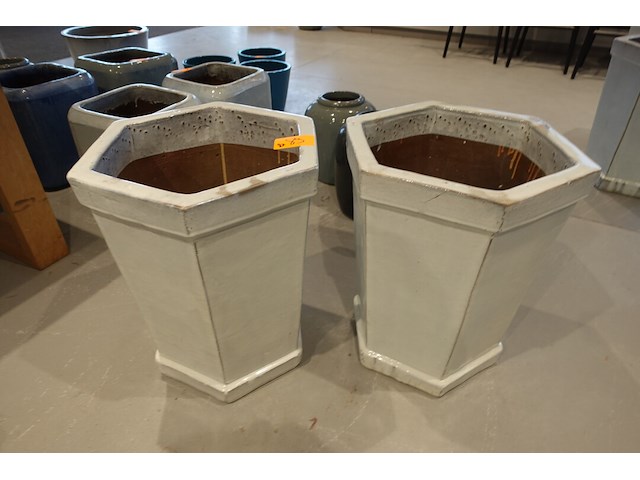 2x vorstvrije terracotta vaas - afbeelding 2 van  4