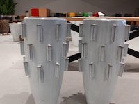 2x vorstvrije terracotta vaas - afbeelding 1 van  4