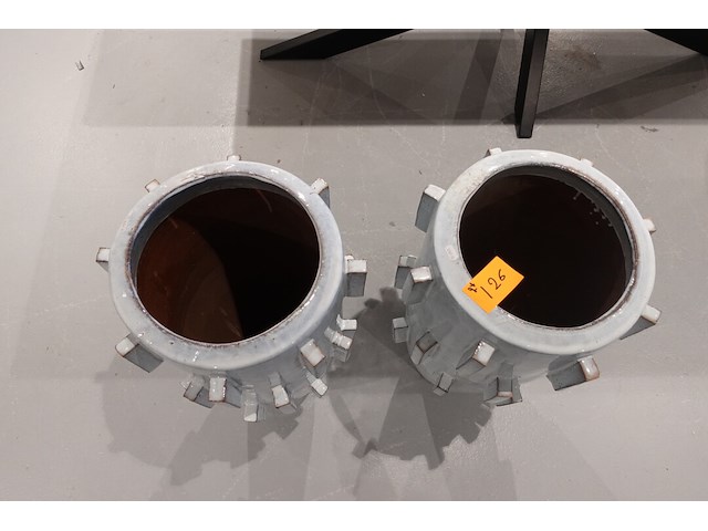 2x vorstvrije terracotta vaas - afbeelding 3 van  4