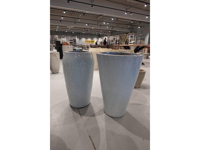2x vorstvrije terracotta vaas - afbeelding 1 van  6