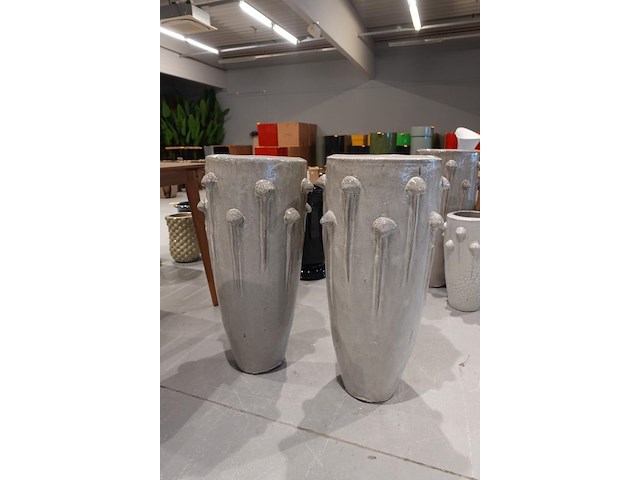 2x vorstvrije terracotta vaas - afbeelding 1 van  4