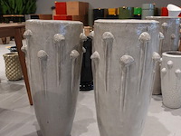 2x vorstvrije terracotta vaas - afbeelding 1 van  4