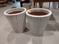 2x vorstvrije terracotta vaas - afbeelding 2 van  3