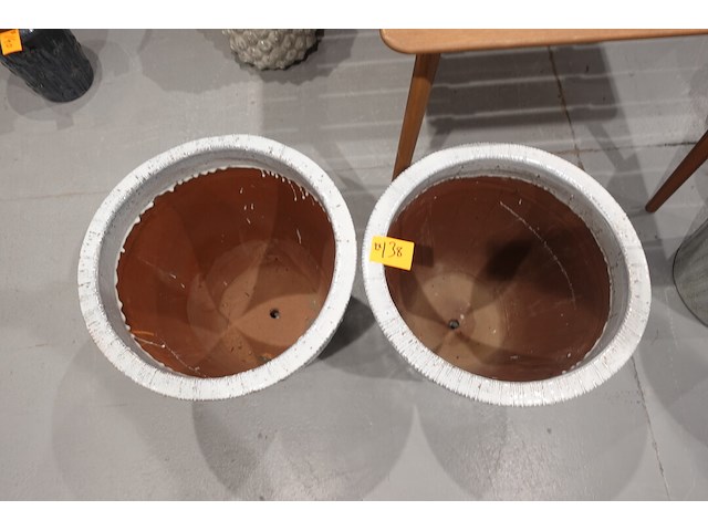 2x vorstvrije terracotta vaas - afbeelding 3 van  3