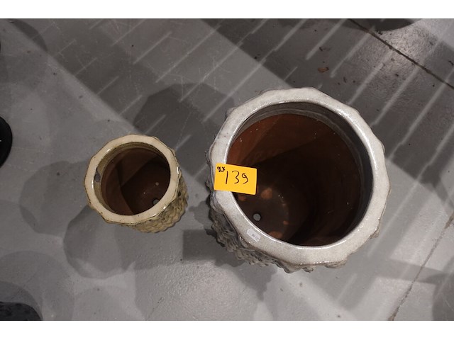 2x vorstvrije terracotta vaas - afbeelding 3 van  5