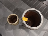 2x vorstvrije terracotta vaas - afbeelding 3 van  5