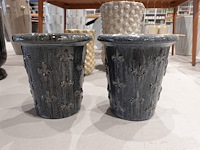 2x vorstvrije terracotta vaas - afbeelding 1 van  4