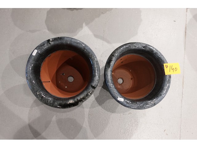 2x vorstvrije terracotta vaas - afbeelding 3 van  4