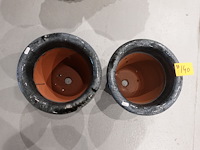 2x vorstvrije terracotta vaas - afbeelding 3 van  4